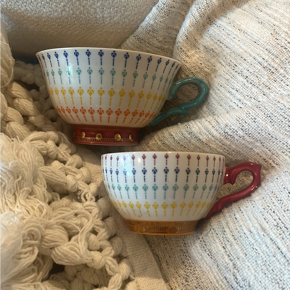 Anthropologie Measuring Cups 1/2 and 1 Cup